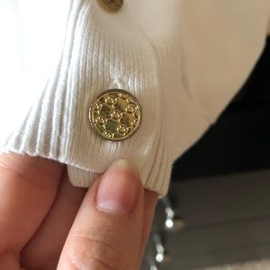 Michael Kors white oversized cardigan